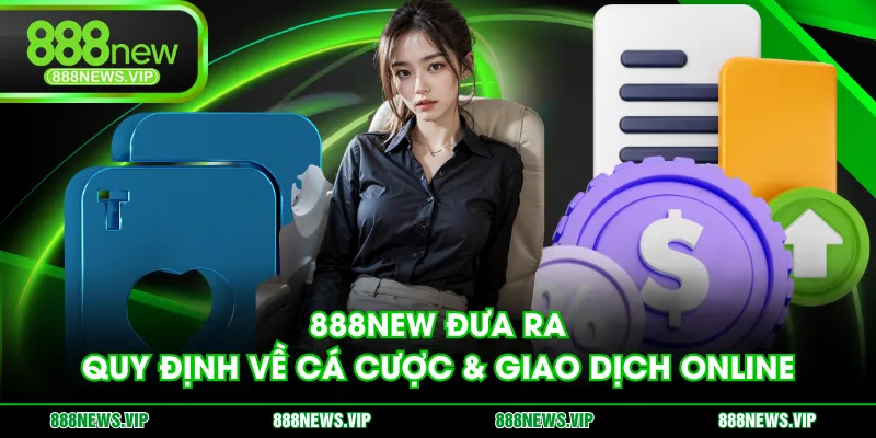 888NEW đưa ra quy định về cá cược & giao dịch online