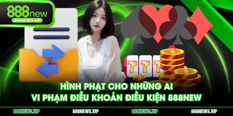 Hình phạt cho những ai vi phạm điều khoản điều kiện 888NEW