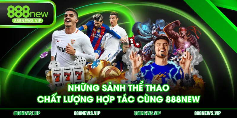 Những sảnh thể thao chất lượng hợp tác cùng 888NEW