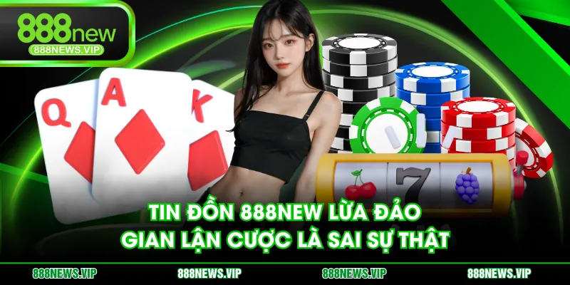 Tin đồn 888NEW lừa đảo, gian lận cược là sai sự thật